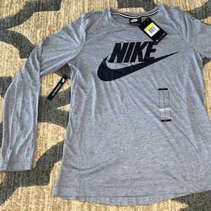 Grey Nike Long Sleeve